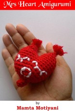 Mrs Heart Amigurumi Crochet Pattern