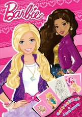 Barbie. Galvosūkiai ir 4 lapai lipdukų