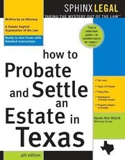 How to Probate & Settle an Estate in Texas
