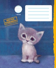 Holly Webb sąsiuvinis PILKUTIS, 1 kl., 12 l., linijomis