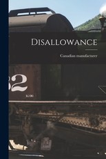 Disallowance [microform]