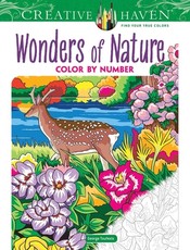 Creative Haven Wonders of Nature Color by Number