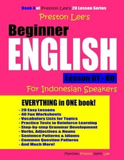 Preston Lee's Beginner English Lesson 61 - 80 for Indonesian Speakers