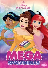 Princesė. Mega spalvinimas