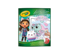 CRAYOLA GABBY´S DOLLHOUSE Spalvinimo rinkinys su lipdukais