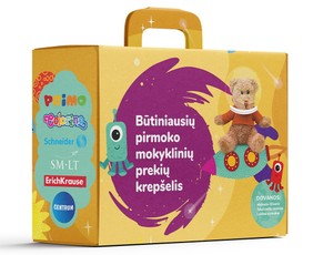 Mokyklinių prekių krepšelis pirmokei