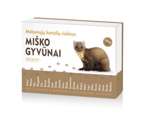 Mokomosios kortelės „Miško gyvūnai“