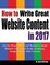 How to Write Great Website Content in 2017