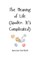 The Meaning of Life (Spoiler