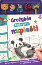 Grožybės, kurias gali nupiešti: 5 pieštukai, 5 trintukai ir nurodymai, kaip nupiešti per 20 žavių gyvūnų!