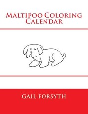 Maltipoo Coloring Calendar