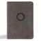 NASB Large Print Compact Reference Bible, Charcoal Leathertouch