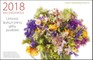 2018 m. stalinis kalendorius „Lietuvos laukų ir pievų gėlių puokštės“