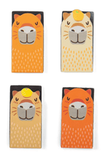 Magnetiniai knygos skirtukai „Capybara“, 4vnt.