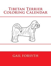 Tibetan Terrier Coloring Calendar