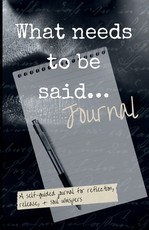 What needs to be said companion journal