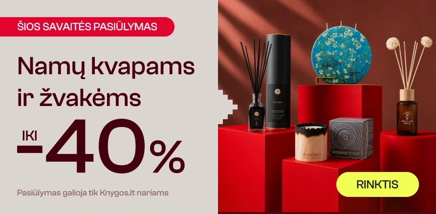 Namų kvapai, auto kvapai ir žvakės - iki 40%!