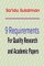 9 Requirements for Quality Research and Academic Papers