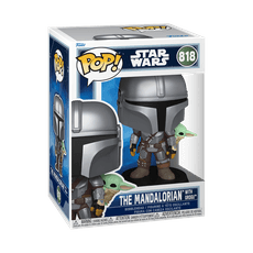 FUNKO POP! Vinilinė figūrėlė: Star Wars: Mandalorian & Grogu - The Mandalorian & Grogu