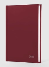 Dieninis darbo planuoklis 2023 m. A5 (bordo)
