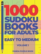 1000 Sudoku Books For Adults Easy To Medium
