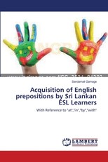 Acquisition of English prepositions by Sri Lankan ESL Learners