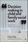 Decision Making in Child and Family Social Work