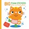 Big Foam Stickers: Sticker & Coloring Book (Cat & Friends)