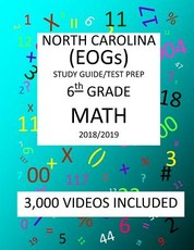6th Grade NORTH CAROLINA EOGs, 2019 MATH, Test Prep