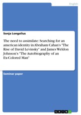 Longolius, S: Need to assimilate: Searching for an american