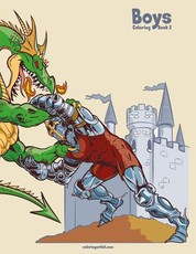 Boys Coloring Book 2