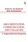 Argumentation, Communication, and Fallacies