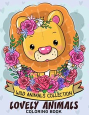 Lovely Wild Animal Coloring Book