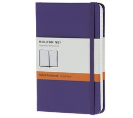 Knygelė Moleskine Coloured Classic (9 x 14, linija, violetinės sp.)
