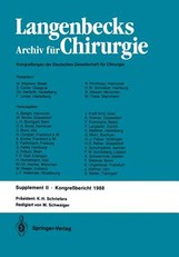 Verhandlungen Der Deutschen Gesellschaft FÃ¼r Chirurgie