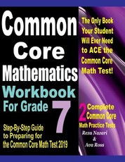 Common Core Mathematics Workbook For Grade 7