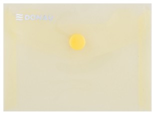 Aplankas-vokelis su spaustuku A7 geltonas