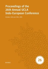 Proceedings of the 26th Annual UCLA Indo-European Conference