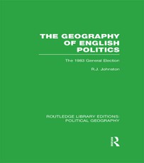 The Geography of English Politics