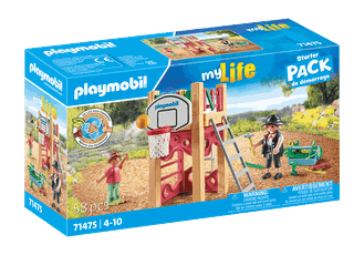 PLAYMOBIL CITY LIFE Stalius žaidimų aikštelėje 71475 PLAYMOBIL CITY LIFE Stalius žaidimų aikštelėje 71475