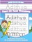 Adithya Letter Tracing for Kids Trace my Name Workbook