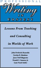 Professional Writing in Context