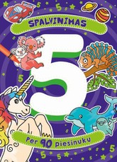 Spalvinimas 5 metų vaikams. Per 90 piešinių