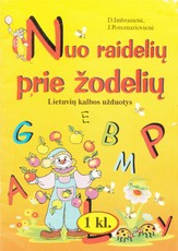 Nuo raidelių prie žodelių