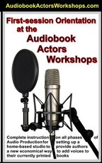 First Session Orientation at the AudioBook Actors Workshop