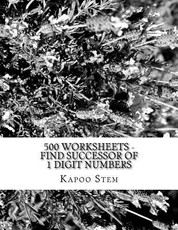 500 Worksheets - Find Successor of 1 Digit Numbers