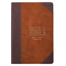 KJV LP Lux-Leather Brown Portfolio Design