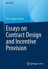 Essays on Contract Design and Incentive Provision