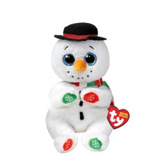 TY Mascot pliušinis sniego senis „Snowmen“, 15 cm