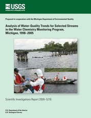 Analysis of Water-Quality Trends for Selected Streams in the Water Chemistry Monitoring Program, Michigan, 1998?2005